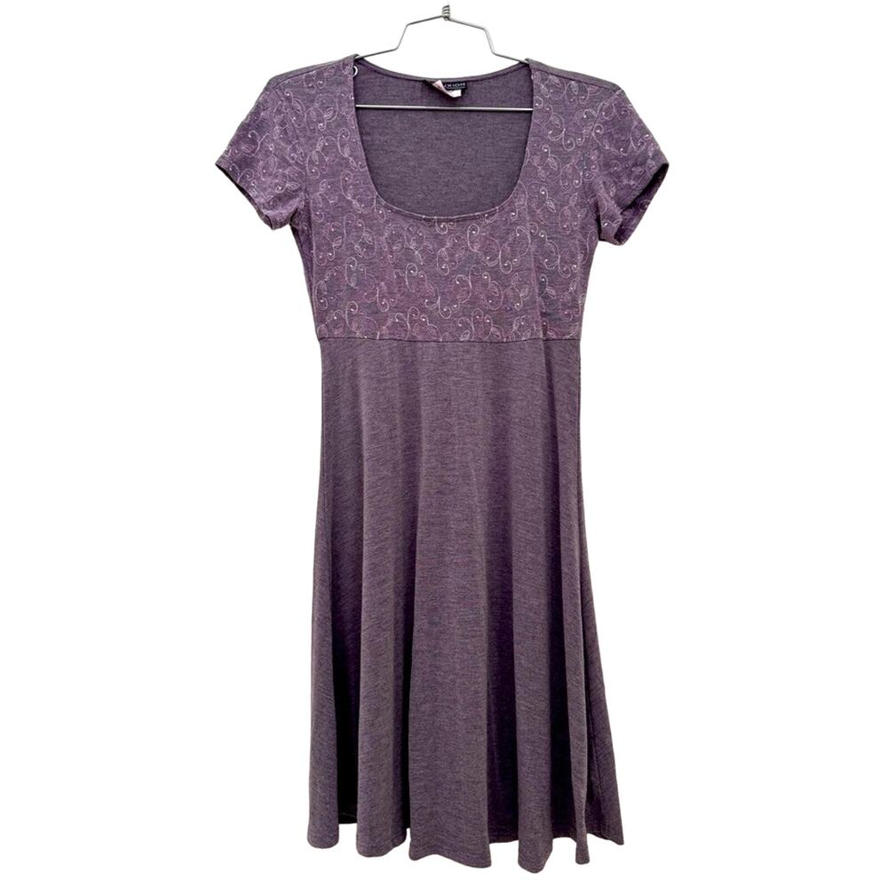 90s fairy core embroidered babydoll dress